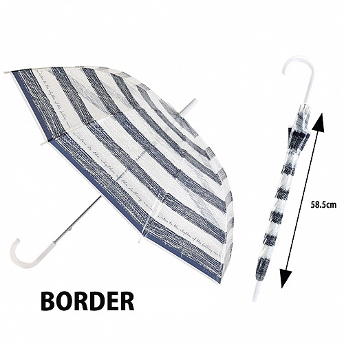 투명비닐우산 스파이스 보더 일본우산